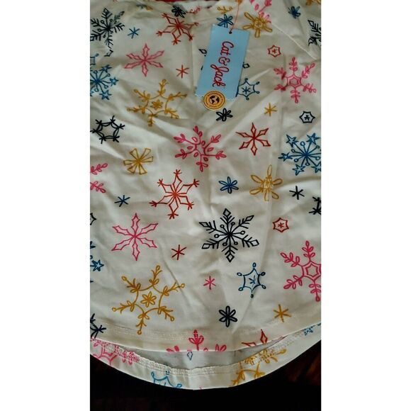 NWT CAT & JACK GIRLS HOLIDAY SHIRT - Picture 2 of 4